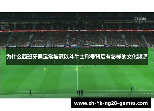 为什么西班牙男足常被冠以斗牛士称号背后有怎样的文化渊源
