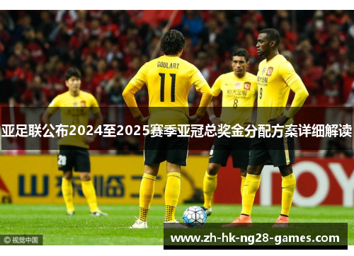 亚足联公布2024至2025赛季亚冠总奖金分配方案详细解读
